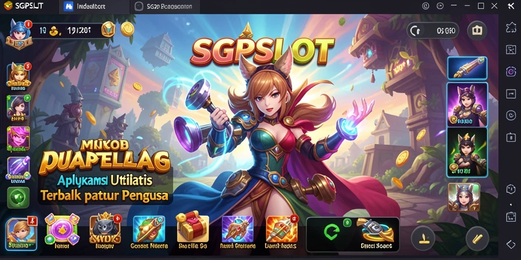 Tampilan antarmuka SGPSLOT yang user-friendly dan memudahkan navigasi.