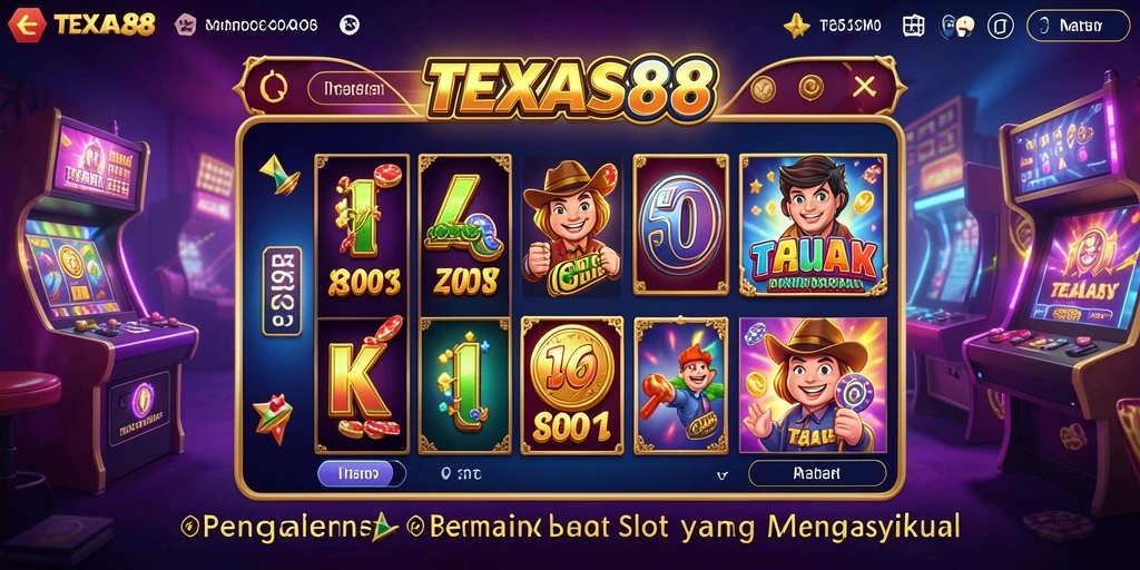 Tampilan menawan gameplay Slot TEXAS88 yang mengasyikkan.